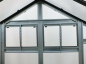 Preview: Vario Stahl Anlehngewächshaus Domus 4,5 Nörpelglas BxL:212x452cm 9,5m² verzinkt